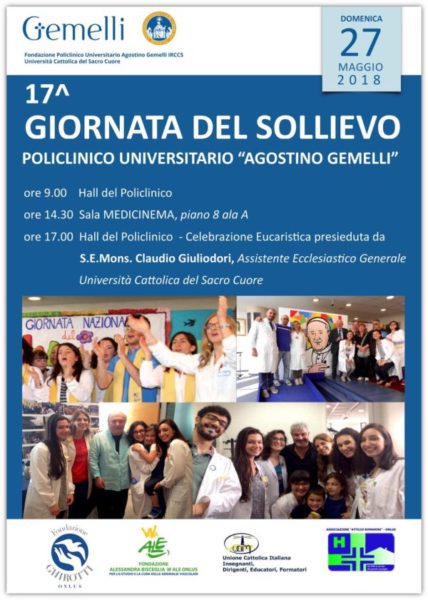 La XVII Giornata Nazionale del Sollievo si avvicina!